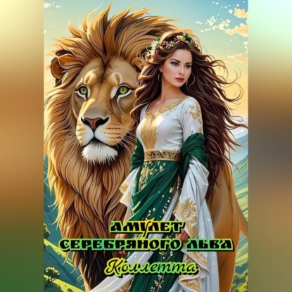 Амулет серебряного льва