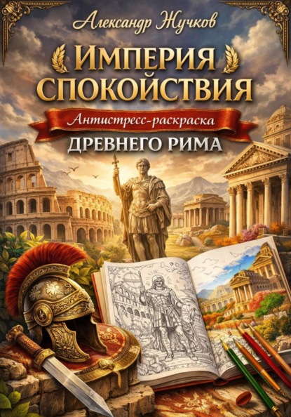 Империя спокойствия: антистресс-раскраска Древнего Рима.