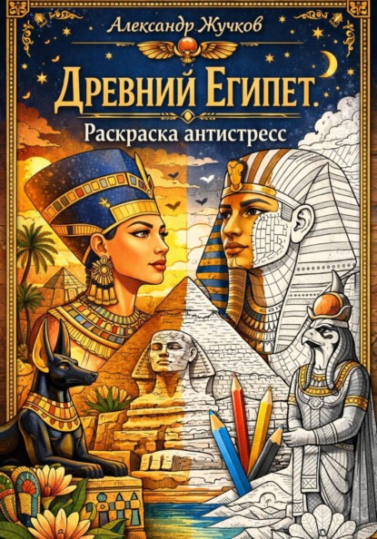 Древний Египет. Раскраска антистресс.