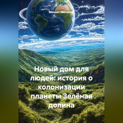 Обложка аудиокниги «Новый дом для людей: история о колонизации планеты Зелёная долина»