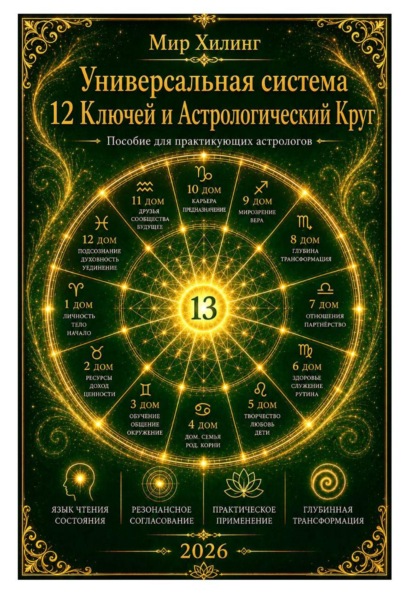 Система 12 Ключей Хилинга и астрологический круг. Исследовательская модель для профессиональных астрологов