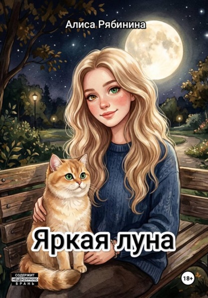 Яркая луна