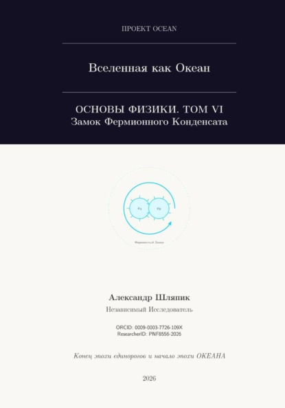 ВСЕЛЕННАЯ КАК ОКЕАН. Часть VI: Замок Фермионного Конденсата