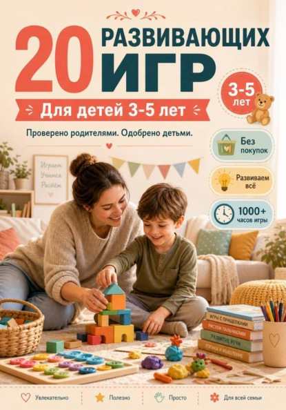 20 развивающих игр для детей 3-5 лет