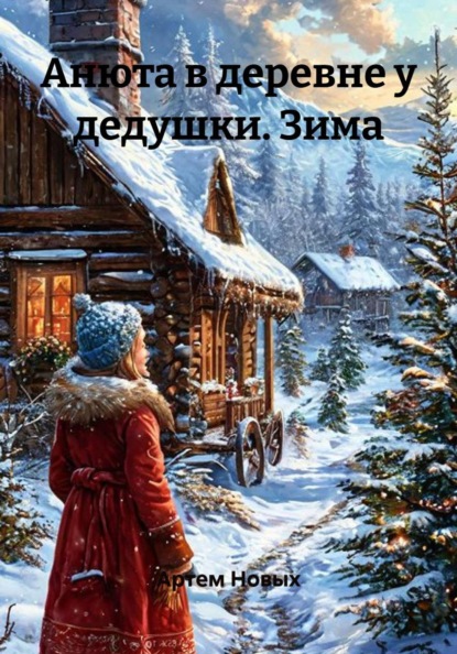 Анюта в деревне у дедушки. Зима