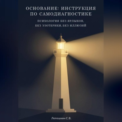 Аудиокнига «ОСНОВАНИЕ: ИНСТРУКЦИЯ ПО САМОДИАГНОСТИКЕ Психология без ярлыков, без эзотерики, без иллюзий», Сергей Лепешкин