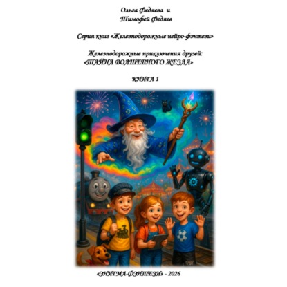 Серия книг «Железнодорожные нейро-фэнтези». Железнодорожные приключения друзей: «Тайна волшебного жезла». Книга 1