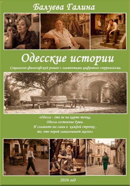 "Одесские истории". Социально  философский роман с элементами цифрового сюрреализма.