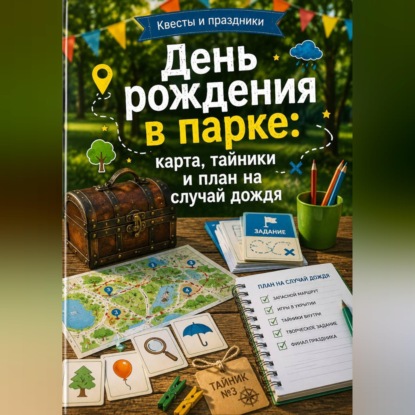 Аудиокнига «День рождения в парке: карта, тайники и план на случай дождя», Роман Рассказов
