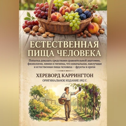 Аудиокнига «Естественная пищи человека Попытка доказать средствами сравнительной анатомии, физиологии, химии и гигиены, что изначальная, наилучшая и естественная пища человека – фрукты и орехи», Хереворд Каррингтон