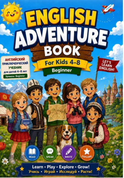 English Adventure Book for Kids 4–8 (Beginner)