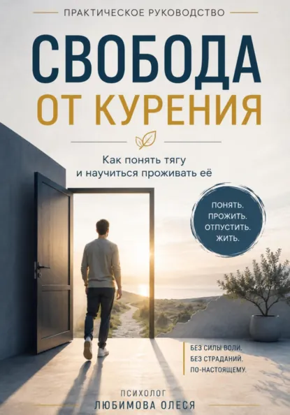 Обложка книги «Свобода от курения» Олеси Любимовой