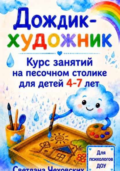 Дождик-художник. Курс занятий на песочном столике для детей 4-7 лет