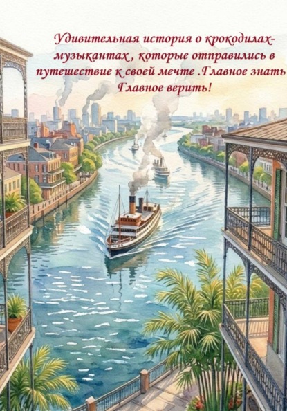 Удивительная история о крокодилах , которые отправились к своей месте на плоту. Главное верить ! Главное знать !