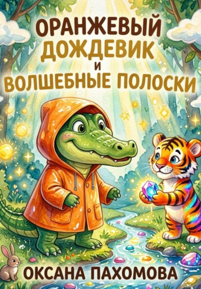 Оранжевый дождевик и волшебные полоски