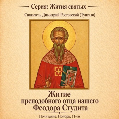 Аудиокнига «Житие преподобного отца нашего Феодора Студита», Святитель Димитрий Ростовский