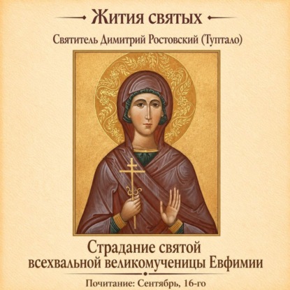 Аудиокнига «Страдание святой всехвальной великомученицы Евфимии», Святитель Димитрий Ростовский