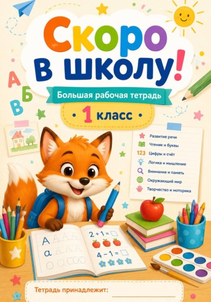 Скоро в школу! Большая рабочая тетрадь  1 класс