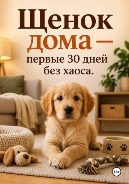 Щенок дома — первые 30 дней без хаоса.