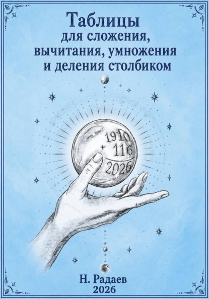 Таблицы для сложения, вычитания, умножения и деления столбиком