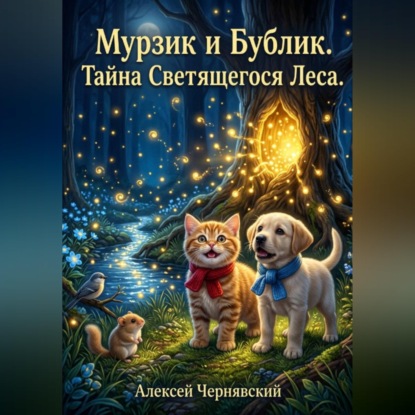 Аудиокнига «Книга 3 — «Мурзик и Бублик. Секрет светящегося леса»», Алексей Чернявский