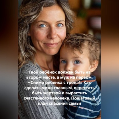 Аудиокнига «Твой ребёнок должен быть на втором месте, а муж на первом. «Сними ребенка с трона!» Как сделать мужа главным, перестать быть жертвой и вырастить счастливого человека. Пошаговый план спасения семьи», Александр Малышев