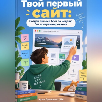 Твой первый сайт: Создай личный блог за неделю без программирования