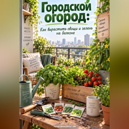 Аудиокнига «Городской огород: Как вырастить овощи и зелень на балконе», Артем Демиденко