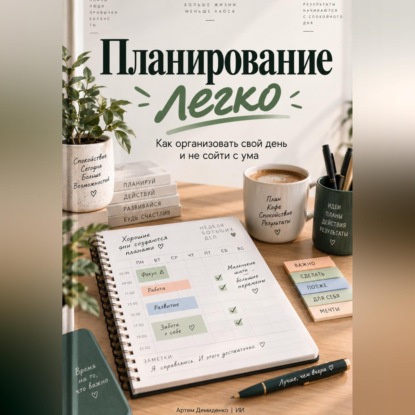 Аудиокнига «Планирование легко: Как организовать свой день и не сойти с ума», Артем Демиденко