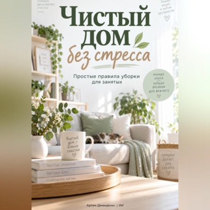 Аудиокнига «Чистый дом без стресса: Простые правила уборки для занятых», Артем Демиденко