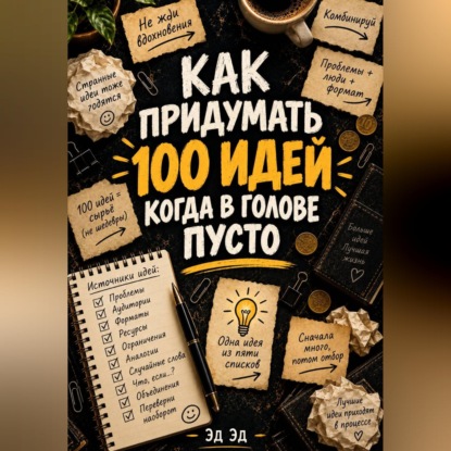 Аудиокнига «Как придумать 100 идей, когда в голове пусто», Эд Эд
