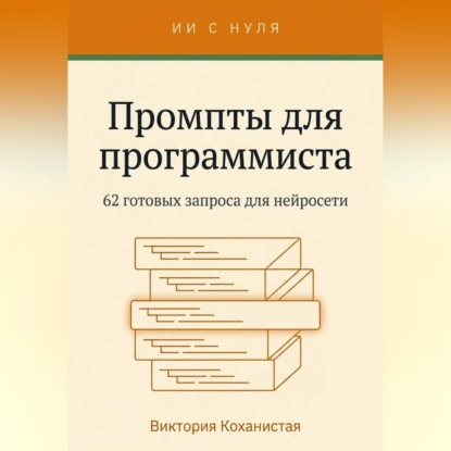 Аудиокнига «Работа с Claude - 62 готовых промта для программиста», Виктория Коханистая