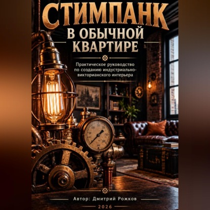 Аудиокнига «СТИМПАНК В ОБЫЧНОЙ КВАРТИРЕ Практическое руководство по созданию индустриально-викторианского интерьера», ДМИТРИЙ РОЖКОВ