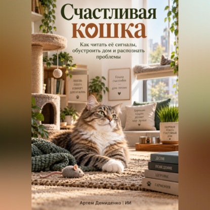 Аудиокнига «Счастливая кошка: Как читать её сигналы, обустроить дом и распознать проблемы», Артем Демиденко