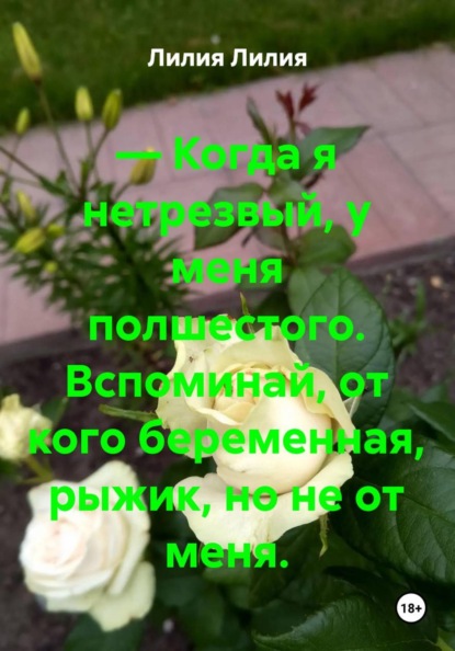 — Когда я нетрезвый, у меня полшестого. Вспоминай, от кого беременная, рыжик, но не от меня
