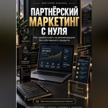 Аудиокнига «ПАРТНЁРСКИЙ МАРКЕТИНГ С НУЛЯ», Виктория Кабанец