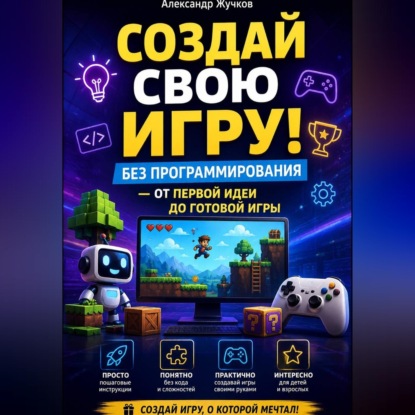 Аудиокнига «СОЗДАЙ СВОЮ ИГРУ! Без программирования — от первой идеи до готовой игры», Александр Жучков