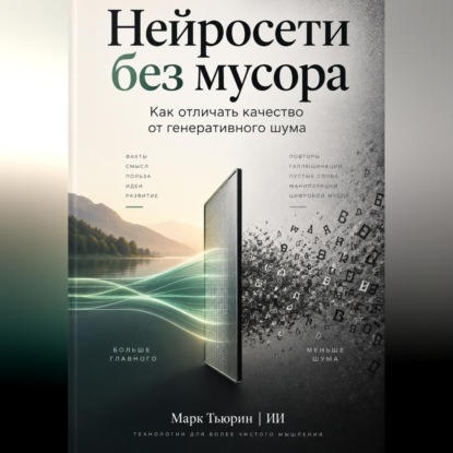 Аудиокнига «Нейросети без мусора: Как отличать качество от генеративного шума», Марк Тьюрин
