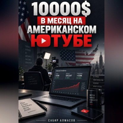 Аудиокнига «10000$ в месяц на Американском ютубе», Сабир Алмасов