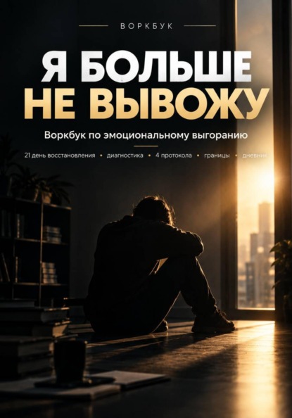 Я больше не вывожу. Воркбук по эмоциональному выгоранию: 21 день восстановления, диагностика, 4 протокола, границы и дневник