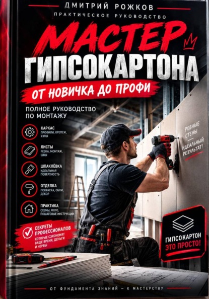 Мастер гипсокартона. От новичка до профи. Полное руководство по монтажу