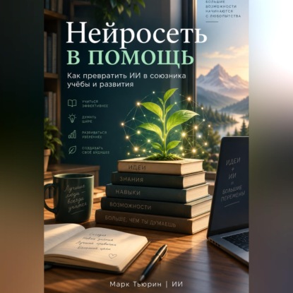 Аудиокнига «Нейросеть в помощь: Как превратить ИИ в союзника учёбы и развития», Марк Тьюрин
