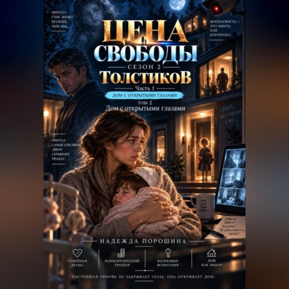 Аудиокнига «ЦЕНА СВОБОДЫ. СЕЗОН 2. Толстиков. Часть 1. Дом с открытыми глазами. Том 2. Дом с открытыми глазами», Надежда Александровна Порошина
