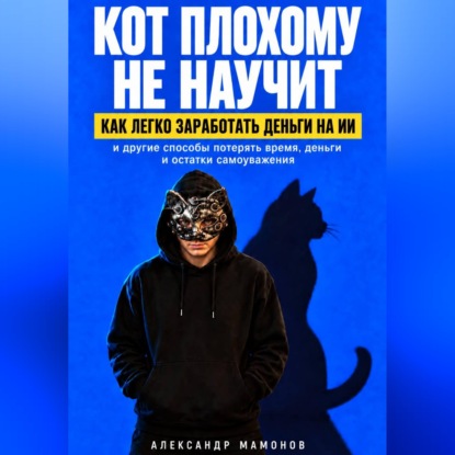 Аудиокнига «Кот плохому не научит. Как легко заработать деньги на ИИ и другие способы потерять время, деньги и остатки самоуважения», Александр Мамонов