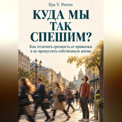 Аудиокнига «Куда мы так спешим? Как отличить срочность от привычки и не пропустить собственную жизнь», Ilya V. Petrov