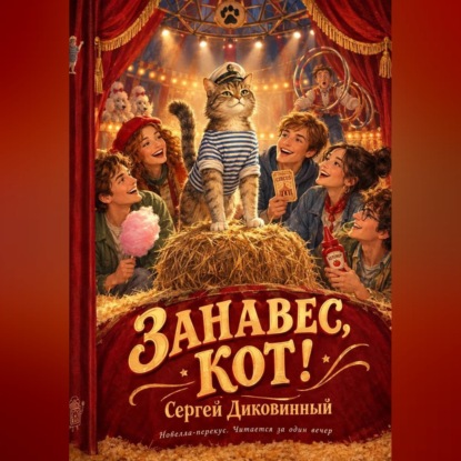 Аудиокнига «Занавес, кот!», Сергей Викторович Диковинный