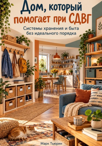 Дом, который помогает при СДВГ: Системы хранения и быта без идеального порядка