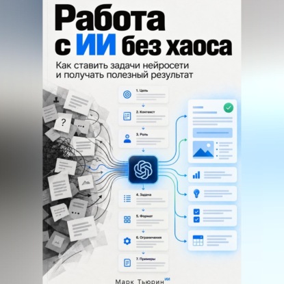 Аудиокнига «Работа с ИИ без хаоса: Как ставить задачи нейросети и получать полезный результат», Марк Тьюрин