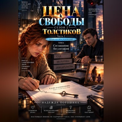 Аудиокнига «ЦЕНА СВОБОДЫ. СЕЗОН 2. Толстиков. Часть 2. Право на преследование. Том 6. Соглашение без согласия», Надежда Александровна Порошина