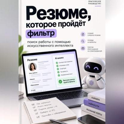 Аудиокнига «Резюме, которое пройдёт фильтр: поиск работы с помощью искусственного интеллекта», Милана Панова